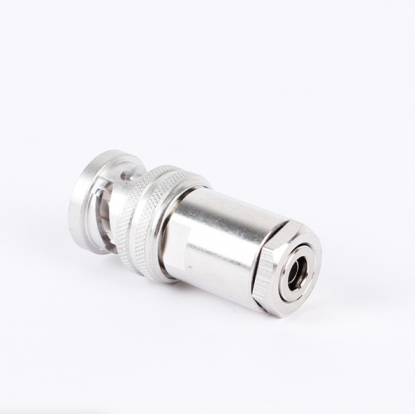 50 Ohm Bnc Male Rg58 Rg59 Rg6 Plug Crimp Rf Coaxial Thread Connector Rotary Fixation Cctv Accessories